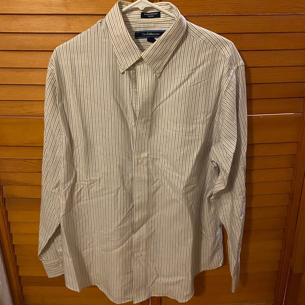 Croft and Barrow Mens Oxford Button Down